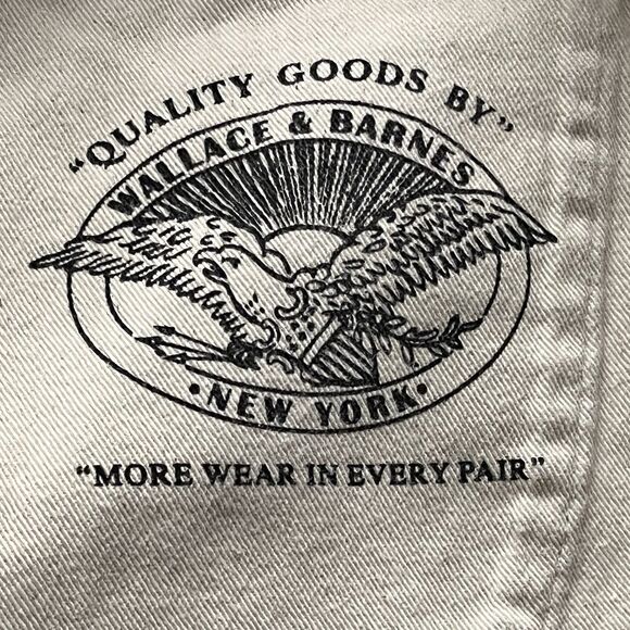 Wallace & Barnes Brown Cotton Corduroy Carpenter Painter Pants 33x30 J.Crew - Picture 11 of 14